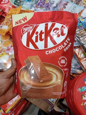 KIT KAT Hot Chocolate Premix Drink 330g (10's X 33g) - Smooth, Creamy & Velvety
