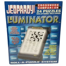 Vintage Jeopardy Crossword Puzzle Companion The Luminator Roll A System New