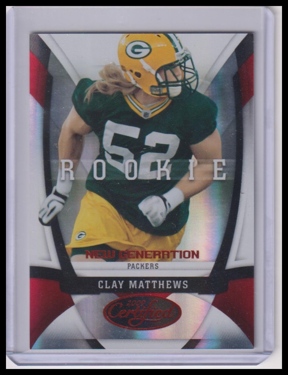 Clay Matthews Donruss Certified #144 Mirror Red