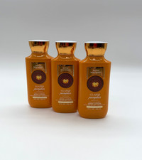 Bath  Body Works GLAZED PUMPKIN Nourishing Body Lotion Set of 3