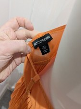 Pretty Little Thing Bodice Style Maxi Dress Size 8 In Orange Colour New 