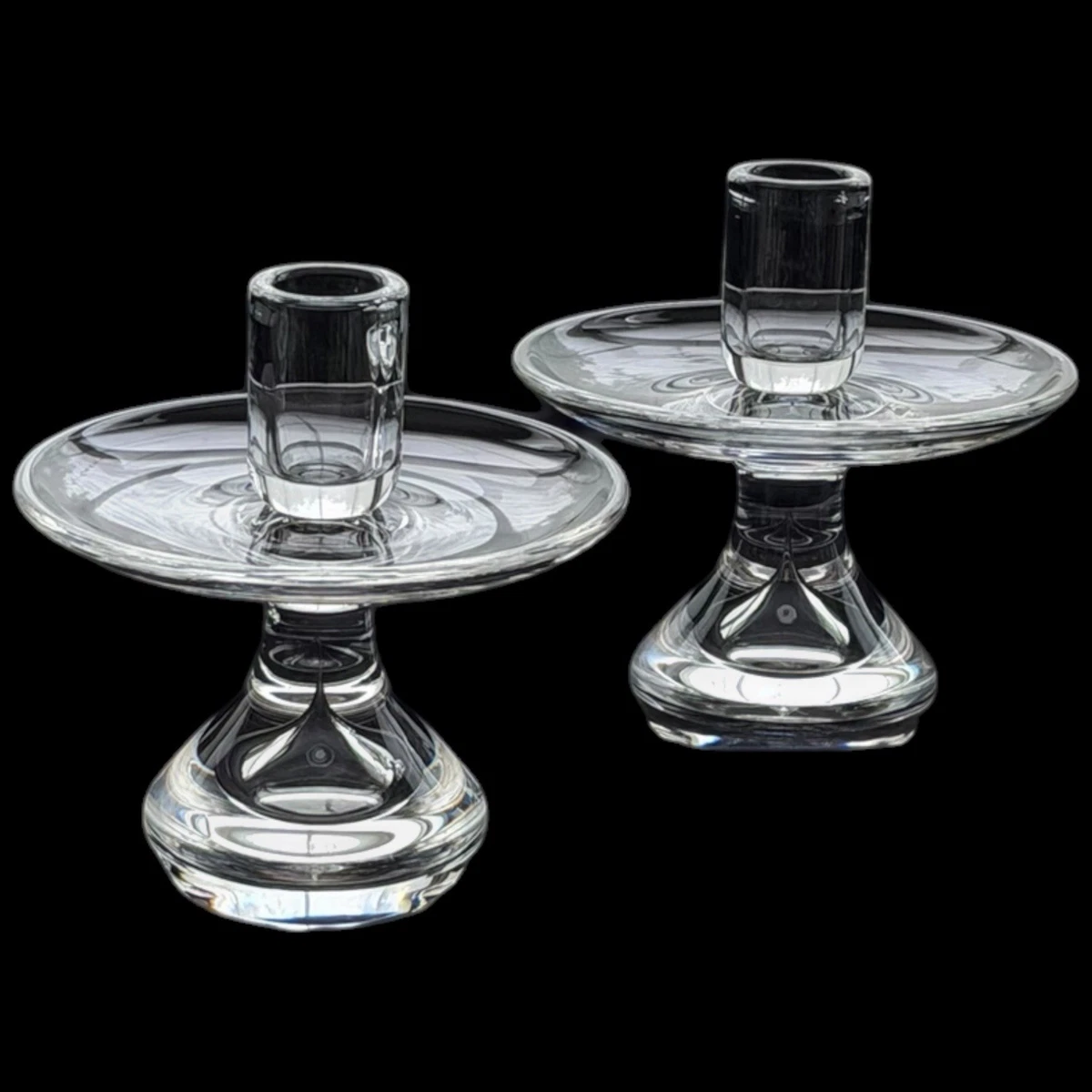 レア　Steuben　クリスタル　ヴェルサイユ 　キャンドルスティック 2個 Steuben Glass Candlestick for sale | eBay