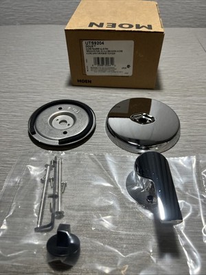 Moen UTS9204 1-Handle Chrome Doux Transfer Trim Kit - Valve Not Included (READ)