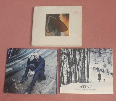 LOT of 3 Sting CD If On A Winter's Night, Last Ship, The Soul Cages