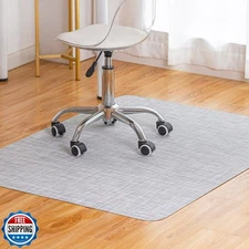 Baroyal Office Chair Mat for Hardwood Floor Under Desk Computer Rolling Chair