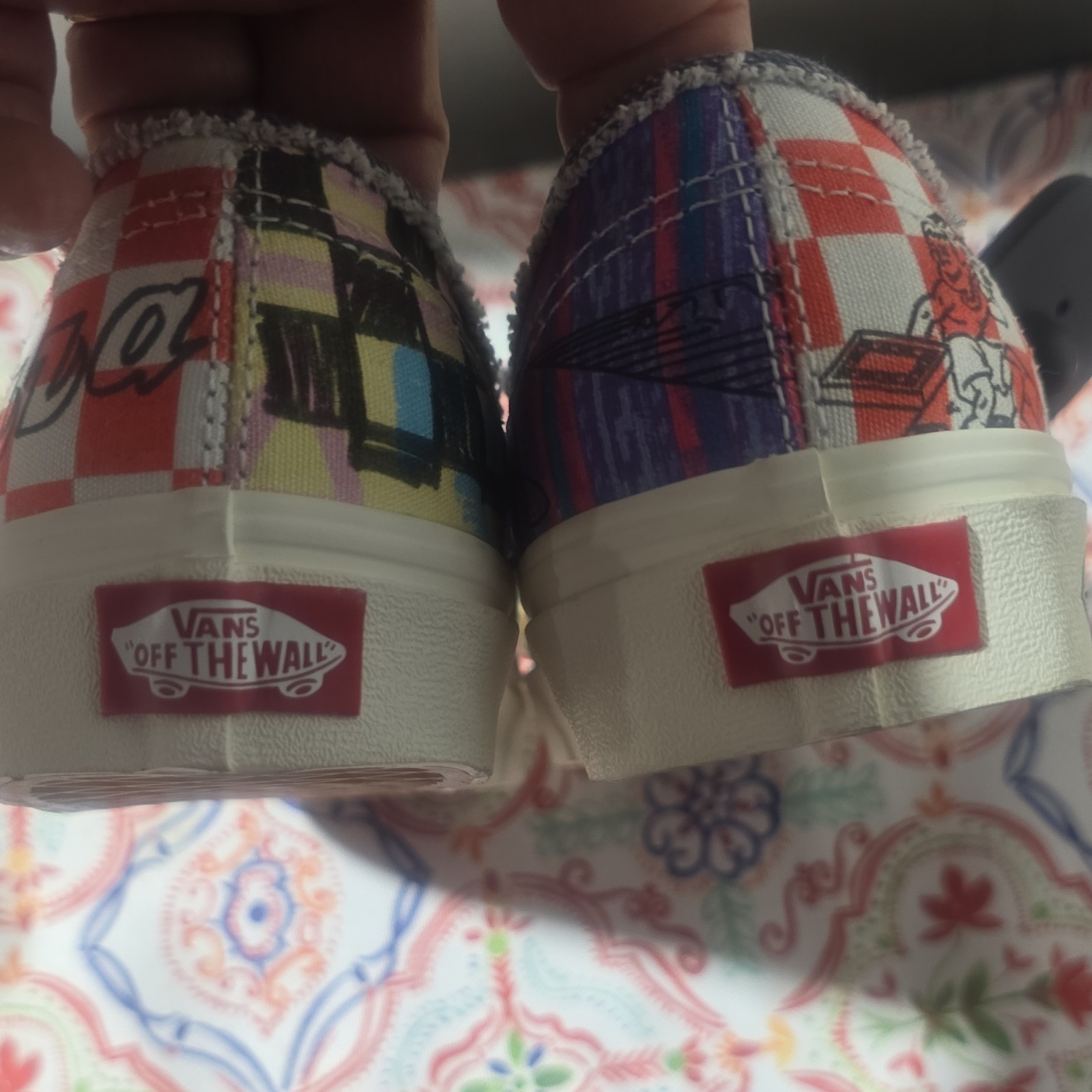 Vans Stranger Things Checkered Multicolor Canvas … - image 4