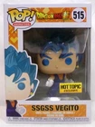 Funko Pop 515 SSGSS Vegito Dragon Ball Super Hot Topic Exclusive