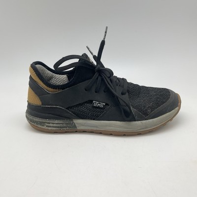 Lems Mesa Shoes Mens 8 D Black Carbon Minimalist Trail Sneakers Walking Hiking