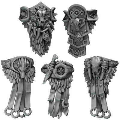 Kitbash Bits - Loincloths 3 PH - GreyTide Studio