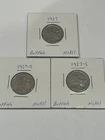 1927 PD&S Circulated Buffalo Nickels. Nice 3 Coin Set!!
