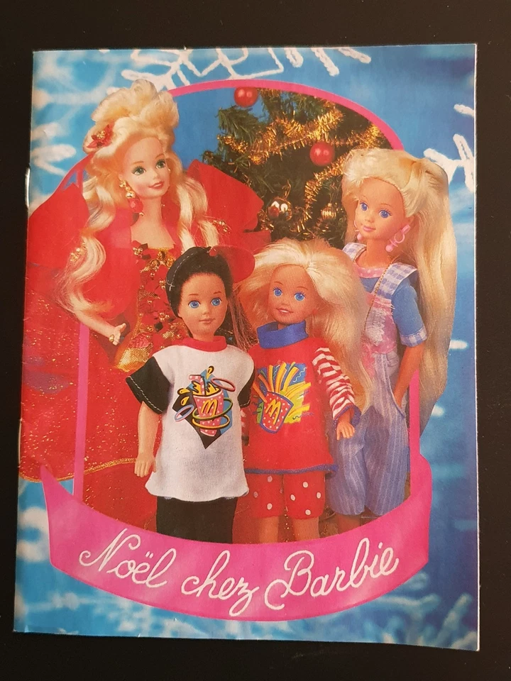BARBIE LIVRET CATALOGUE NOEL CHEZ BARBIE NEUF - Photo 1/2