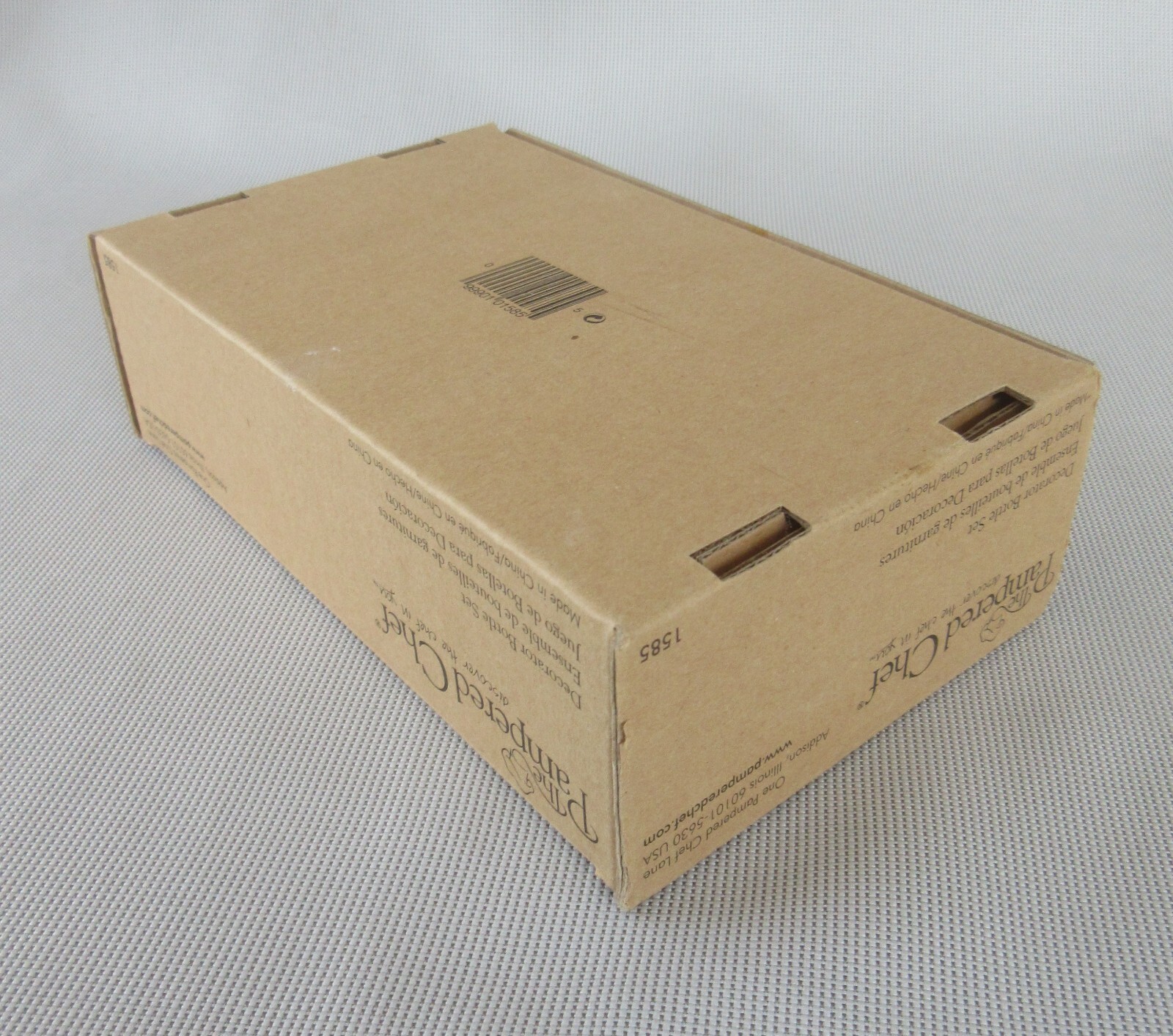 Pampered Chef 1585 Cake Decorator Bottle Set 3 Different Tips