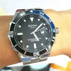 Montre Yachtman à Quartz pour Homme - Couleur Lunette Noire et Bleue