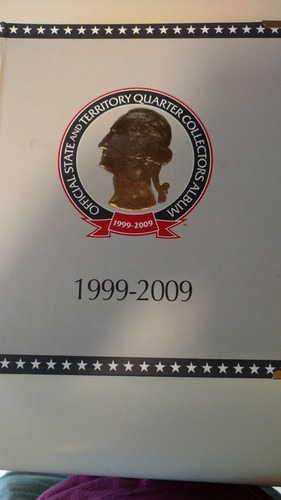 1999-2009 Official State and Territory Quarter Collector's Album -P and D.