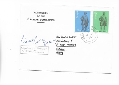 EU / Liam Cosgrave / 11.III.75 Baile Atha Cliath, Brief v. Commiss Eur. Communie