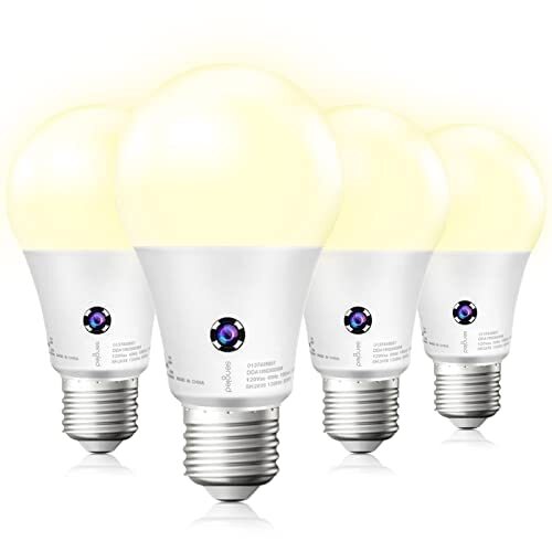 Sengled Dusk to Dawn Light Bulbs Outdoor, 3000K Soft White, A19 LED Sensor... - Picture 1 of 7