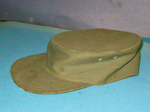 RARE Vintage Military Spring Up Cap 6 7 