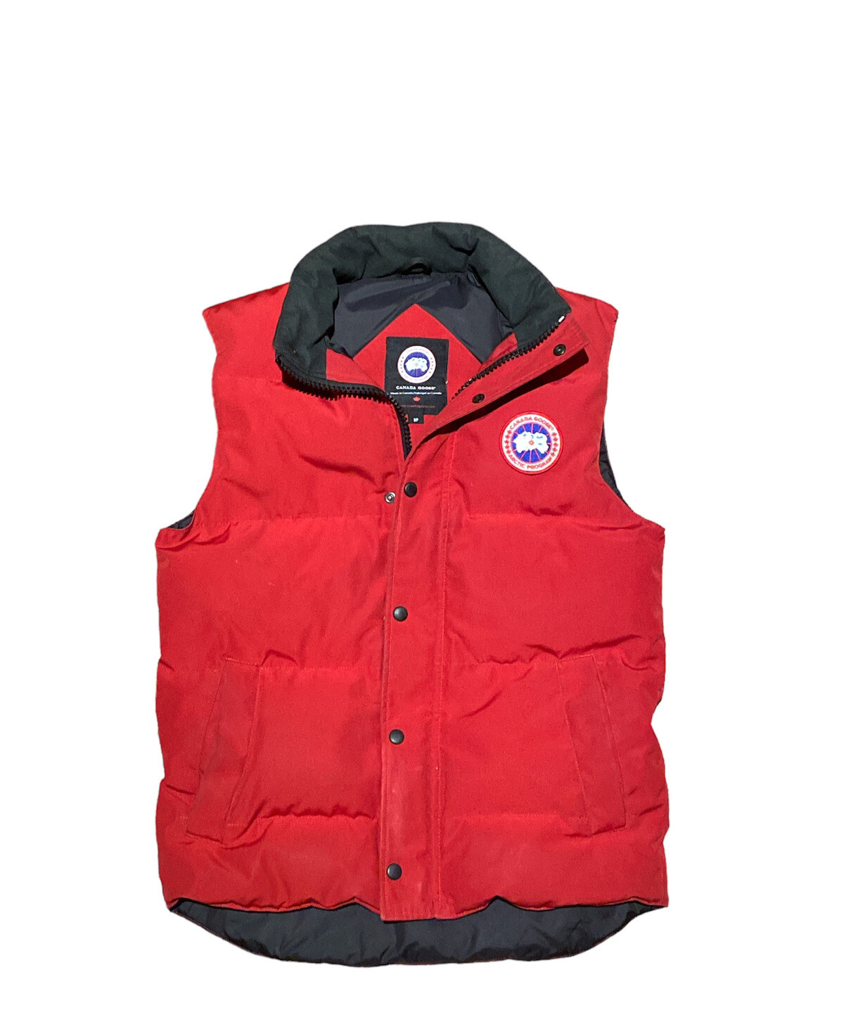 CANADA GOOSE freestyle Vest Men Jacket size small S RED 4151M Authentic