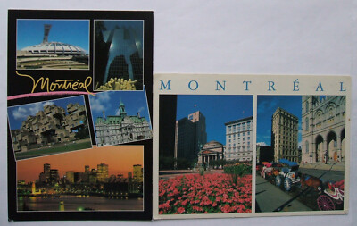 Große Postkarten (2) - MONTREAL, KANADA (LG9-12)