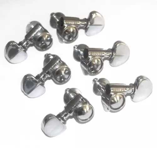 Vintage 1970's Gibson Milk Bottle Grover Rotomatic Tuners Chrome