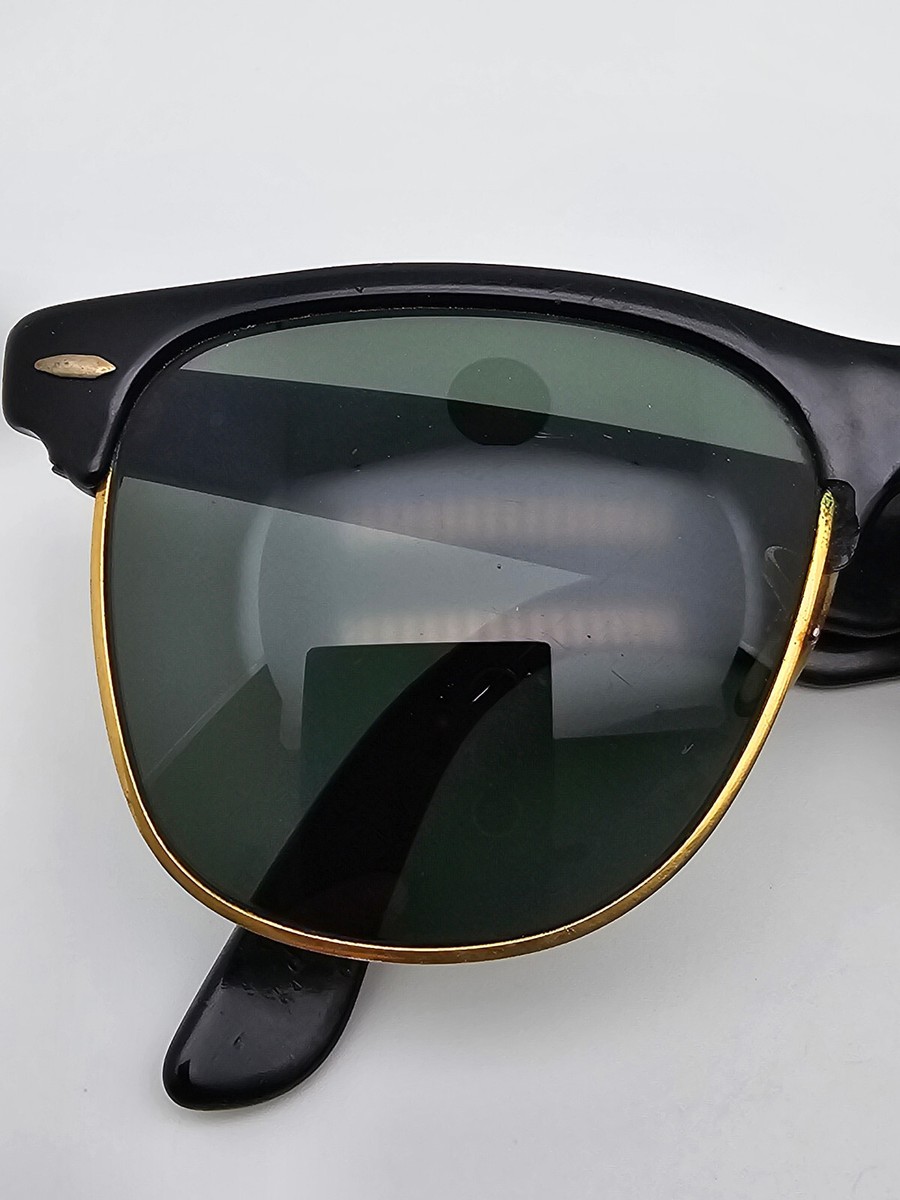 Ray-Ban B&L Wayfarer Max II W1272 Ebony Gold Frame G-15 Lens
