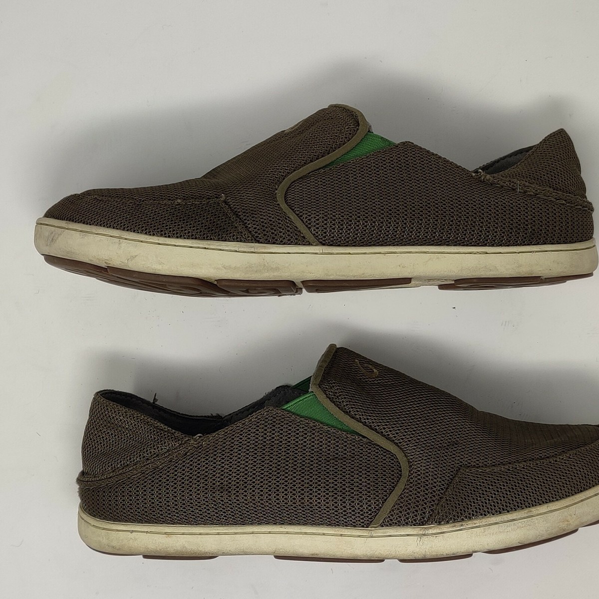 OluKai Nohea Mesh 10188 Slip-On Gray Comfort Mule Surf  display picture 1