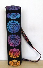 Indian Black Yoga Bag Mandala Bags With Shoulder Strap Yoga Mat Carrier Yoga Bag