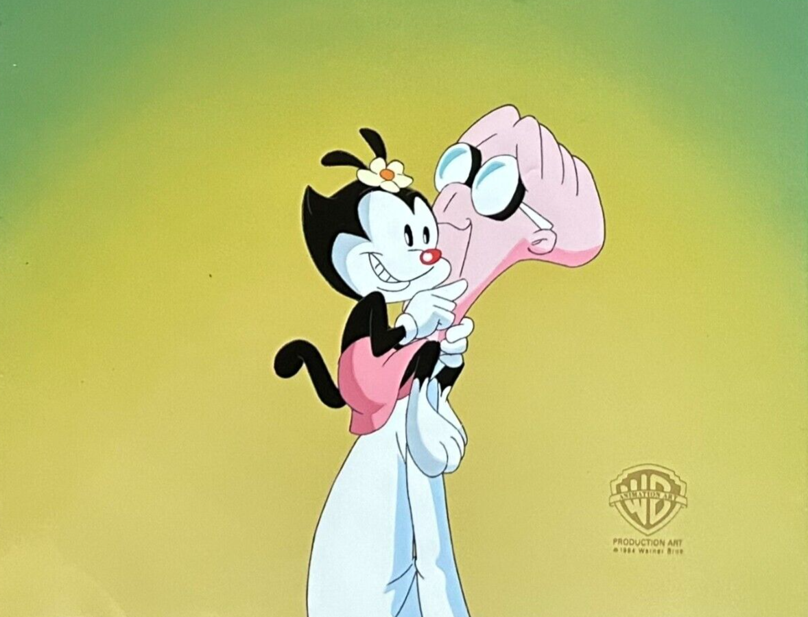 DOT & DR SCRATCHANSNIFF rare ANIMANIACS cel A15 Taming of the Screwy WB ...