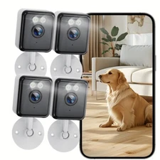 4PCS Security Home Camera 3MP WiFi Color Night Vision Indoor IP 2-Way Audio