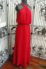 D625 BILL LEVKOFF CRANBERRY 1607 SZ 10 FORMAL BRIDESMAID PROM FORMAL GOWN DRESS