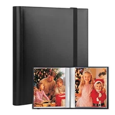 Dunwell Photo Album 8x10 Binder (Black) - 8 x 10 Photo & Art Portfolio 