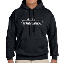 Ford Ranger Pickup Truck Classic Outline Design Hoodie NEW FREE SHIPPING
