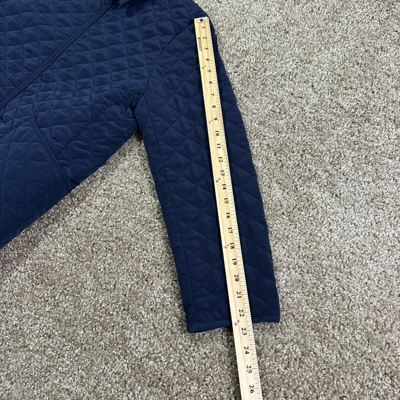 Pendleton Quilted Jacket Womens Size Medium Blue … - image 9