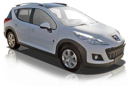 2x Cross bar / Roof rack for Peugeot 207 Wagon 2007 - 2012 / Fits raised rails - Picture 5 of 5