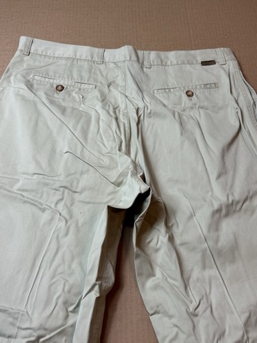Lacoste Chino Pants 36X30 Mens Khaki Brown Straight Leg Flat Front Cotton - Picture 6 of 7