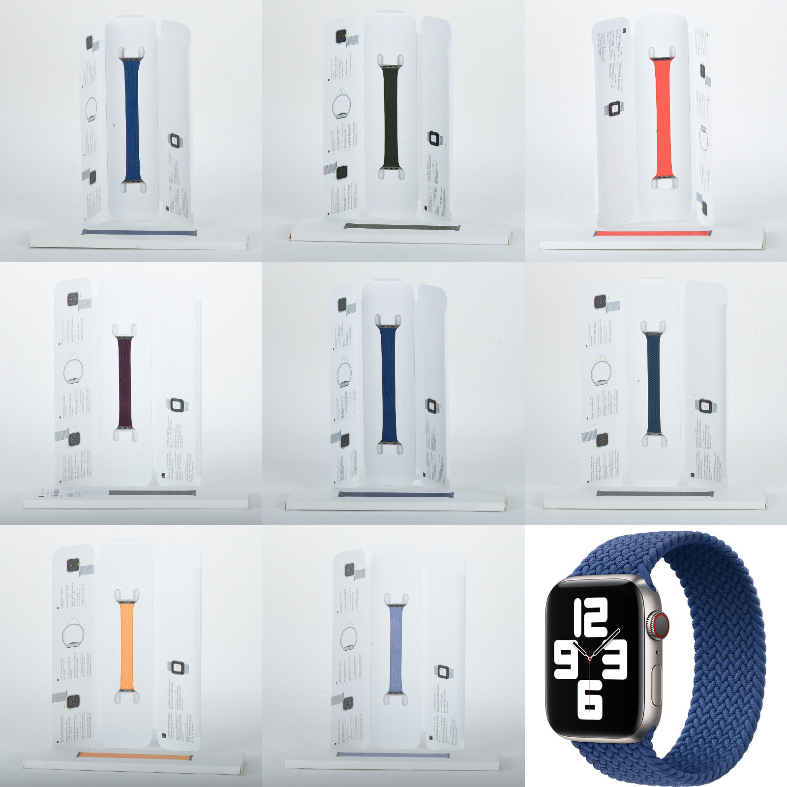 Genuine Apple IWatch Solo Loop Band 38mm 40mm 41mm 4 5 6 7 8 9 SE 42mm troglotrematidae