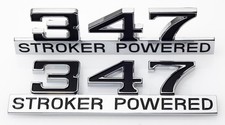 347 Stroker Power Badge Emblems Mustang 289 302 Windsor 1969 1970 69 70 Mach 1 347 Stroker Power Badge Emblems Mustang 289 302 Windsor 1969 1970 69 70 Mach 1