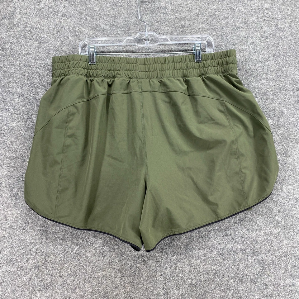 Avia шорты женщин 2XL зеленый высоты Chino плоский спереди тянуть на эластичный пояс - Изображение 2 из 4