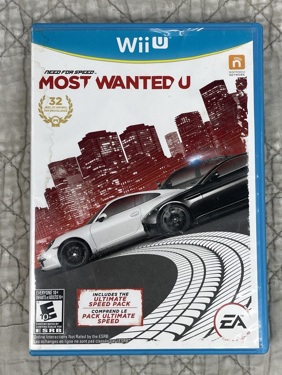 Need for Speed: Most Wanted U (Nintendo Wii U, 2013