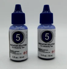 ALKALINITY TEST KIT SOLUTION - REAGENT #5 - 1/2OZ 2-PACK (POOLSTYLE - 22415)