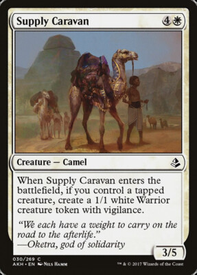 MTG Magic AKH Amonkhet - 1x EN NM 030 C Supply Caravan
