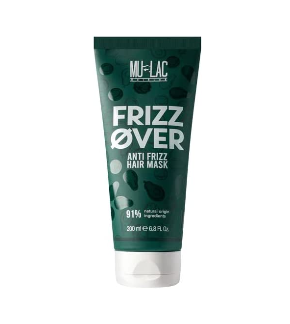 Mulac FRIZZ OVER Anti Frizz Hair Mask Maschera Capelli Anticrespo 200 ml Vegan