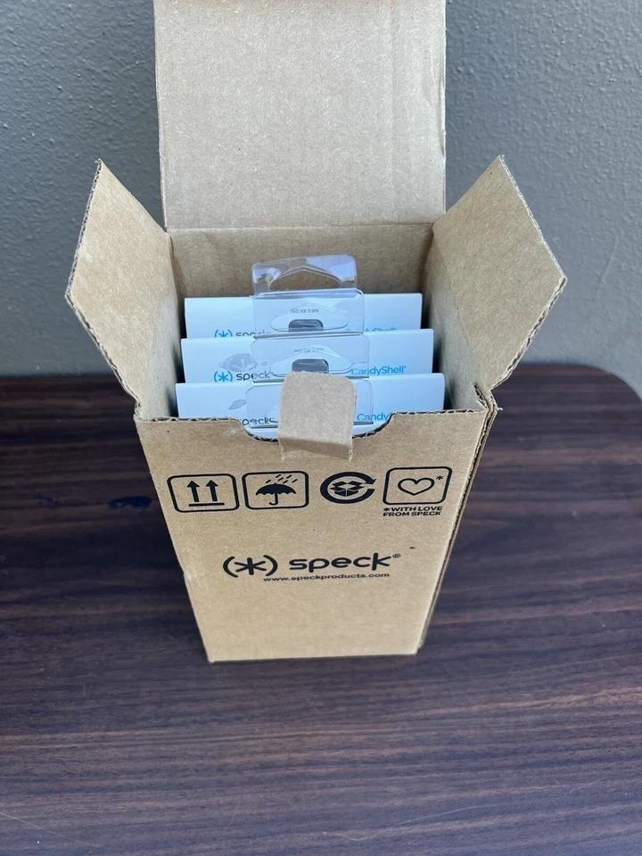 Lote de 4 fundas originales Speck CandyShell blancas/carbón iPhone 4/4S Foto 4 de 4