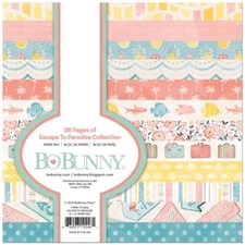 Paradise Collection Scrapbooking 6x6 Paper Pad 36 Pages BoBunny 7310246 NEW