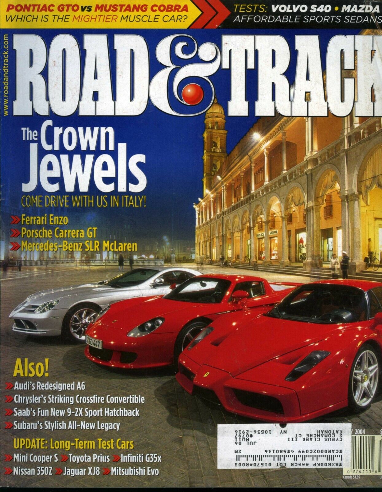 Road & Track Magazine July 2004 Ferrari Enzo, Porsche Carrera GT, Mercedes  SLR | eBay