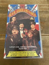 Blackadder Goes Forth VHS Video Captain Cook Corporal Punishment Major Star VGC