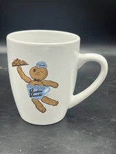 Dunkin’ Donuts Winking Donut Man In Blue Logo Ceramic Coffee Mug Cup 2010