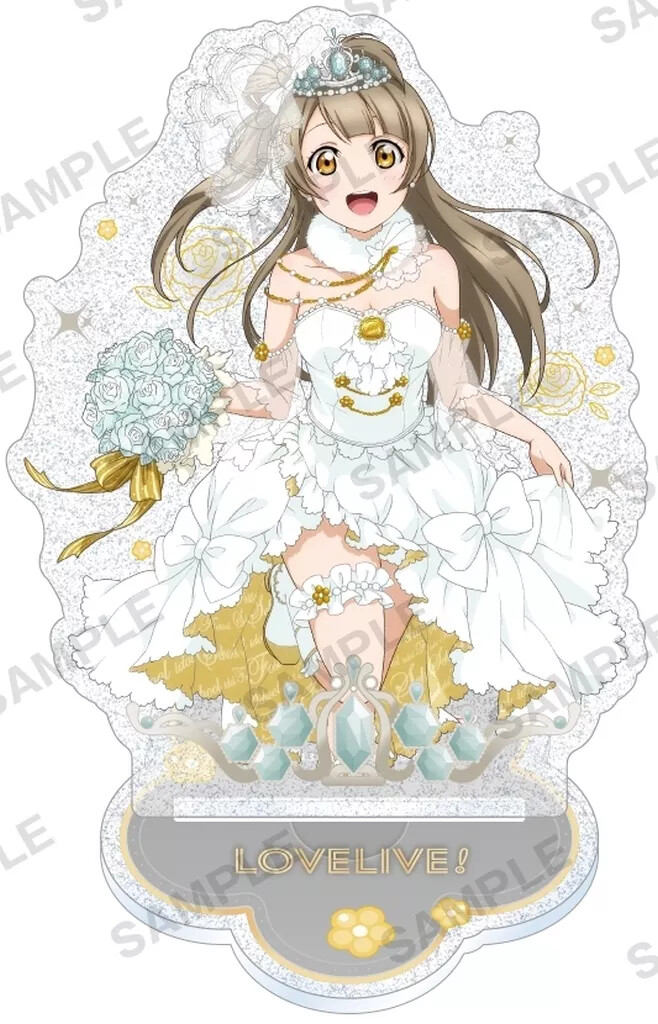 Acrylic Stand Panel Minami Kotori Kirarin S Party Wedding Dress Ver. Love Live