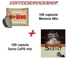 200 CAPSULE MISTE A MODO MIO : 100 MORENO MIO + 100 SARNO CAFFE' MIO
