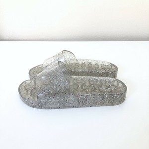 clear glitter jelly slides
